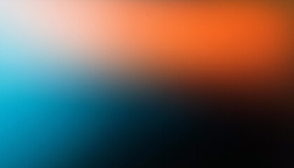 Obraz premium Vibrant Hues: A mesmerizing blend of teal, orange, and deep shadows. A captivating gradient.