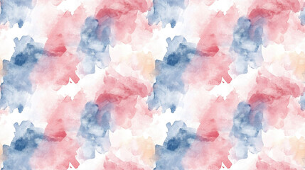 Fototapeta premium Seamless abstract watercolor pattern in soft light colors ideal for textile and background designs