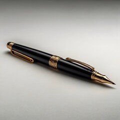 Fototapeta premium fountain pen isolated on white background