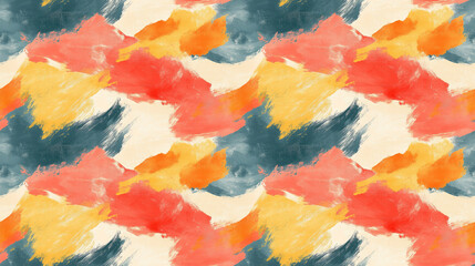 Fototapeta premium Seamless abstract painting pattern with a modern design perfect for creative projects like posters cards and wallpapers