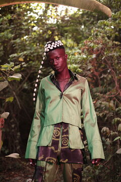 African fashion portrait
