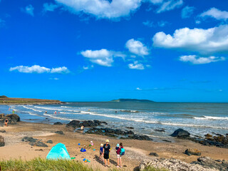 Obraz premium Dublin, Ireland - city and countryside landscape