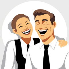 Obraz premium people talking