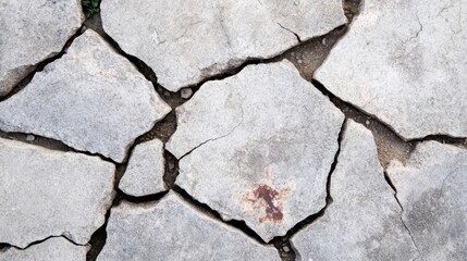 Obraz premium Texture of weathered concrete with rust stains for background design or creative ideas