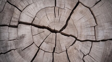 Fototapeta premium Rustic wooden beam with natural cracked texture for design and decoration concepts