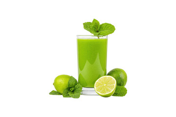Refreshing Mint Lime Juice A Vibrant Green Beverage Perfect for Hot Days