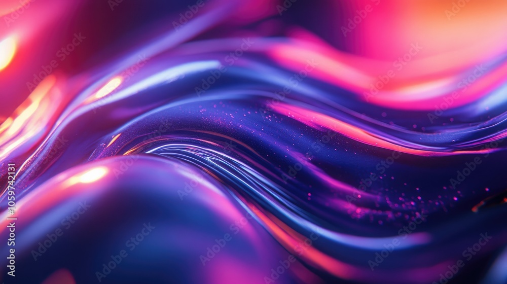 Poster burst of liquid colors swirling together in abstract motion on a light surface, rich in texture and 