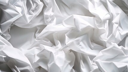Obraz premium Soft White Tissue Paper Texture Close-Up