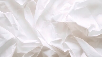 Obraz premium White Tissue Paper Textured Background Close-Up