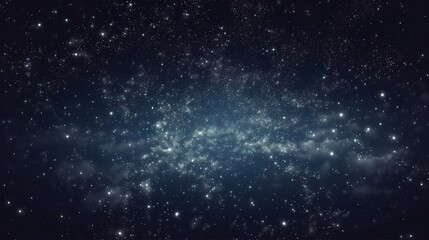 Fototapeta premium Glittering Night Sky Filled with Stars