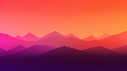 Fototapeta premium Vibrant Gradient Sunset Background with Light Shades