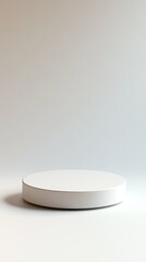 Minimalist White Display Stand for Product Presentation