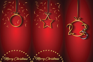 2025 Merry Christmas background for your seasonal invitations, festival posters, greetings cards