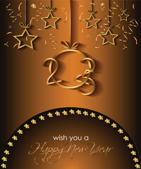 2025 Happy New Year background for your seasonal invitations, festive posters, greetings cards