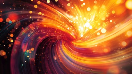 Obraz premium Optical Flare effect illustration