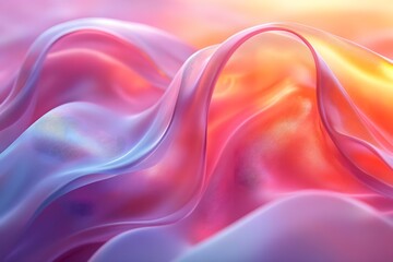 Obraz premium Gradient liquid abstract squared Holo Holographic background with halftone dots design Watercolor ombre gradient pattern design 3d geometric shapes background Abstract background generative AI