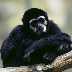 Obraz premium Wildlife Gibbon Primate Monkey Ape Animal