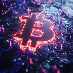 Naklejka premium dollar production, coins, stock graphs, and Bitcoin in various creative graphic styles