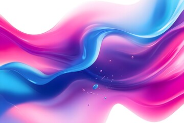 Obraz premium Gradient liquid abstract squared Holo Holographic background with halftone dots design Watercolor ombre gradient pattern design 3d geometric shapes background Abstract background generative AI