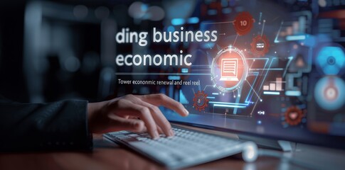 Fototapeta premium Business Continuity and Recovery Strategies to Ensure Financial Stability and Growth During Economic Recession and Crisis
