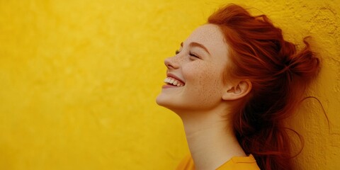 Fototapeta premium Youthful Joy - Vibrant Wall Background