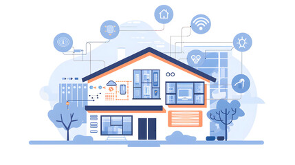 Fototapeta premium Digital Cloud Computing Cyber Security, Digital Data Network Protection, Future Technology Digital Data Network Connection Abstract Background Concept.