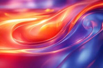 Obraz premium Gradient liquid abstract squared Holo Holographic background with halftone dots design Watercolor ombre gradient pattern design 3d geometric shapes background Abstract background with curved shapes