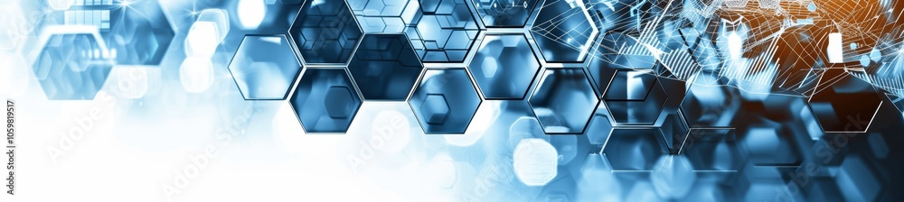 Poster modern tech background with financial symbols and online shopping, advanced digital network, data an
