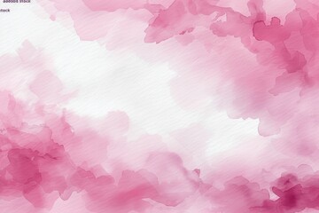 Fototapeta premium Soft Pink Watercolor Background with White Space for Text or Design Abstract Art Illustration