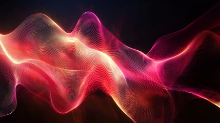 Obraz premium Premium wave background for banners, posters or wallpaper.