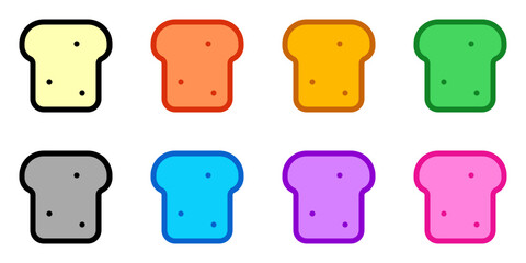 Editable bread, toast vector icon. Part of a big icon set family. Perfect for web and app interfaces, presentations, infographics, etc