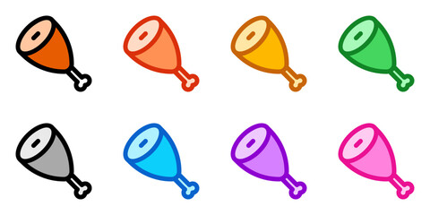 Editable meat vector icon. Part of a big icon set family. Perfect for web and app interfaces, presentations, infographics, etc