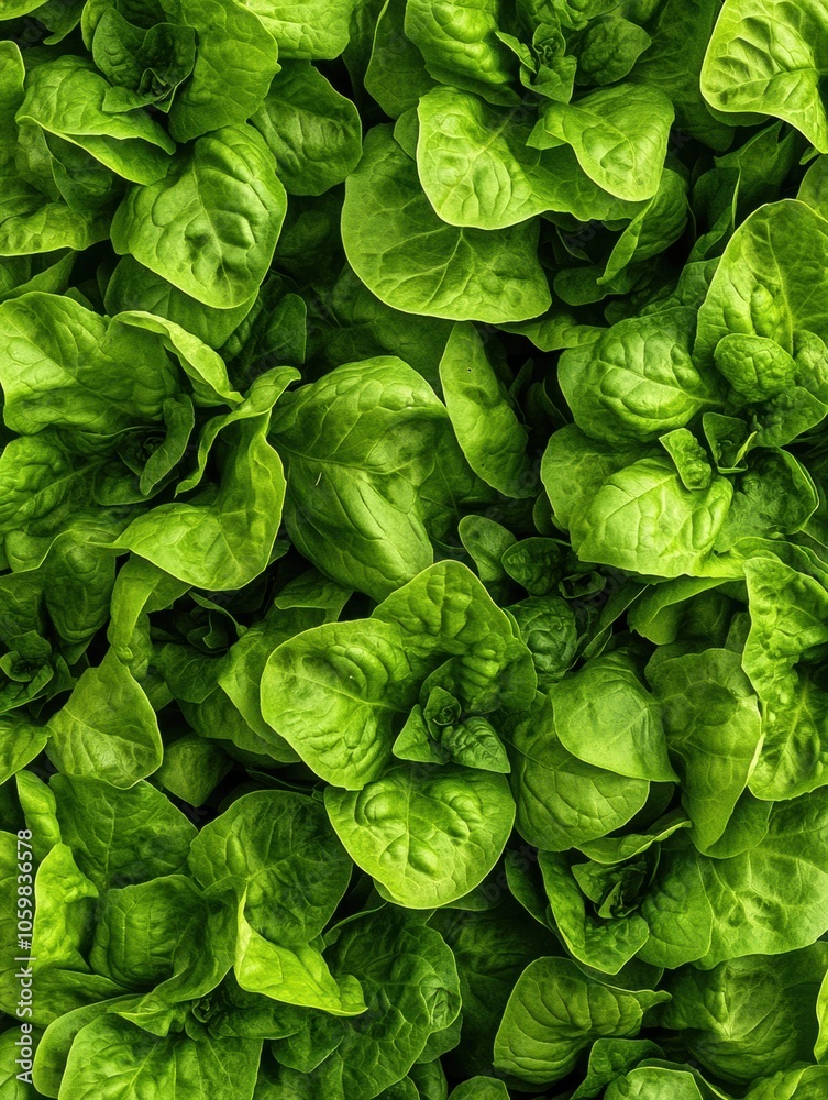 Aufkleber A vibrant array of fresh lettuce, dill, and basil showcases bright greens, emphasizing the freshness and quality of local produce. Generative AI