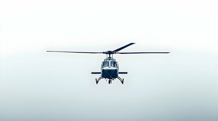 Helicopter Flying in the Sky Photo