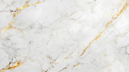 Obraz premium luxury marble white with golden inserts, wallpaper, background , web banner, extremely detailed image