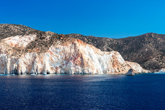The island of Poliegos in the Cyclades archipelago