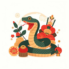 Obraz premium 新春の鼓動