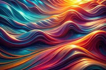 Obraz premium a colorful abstract background with a rainbow pattern