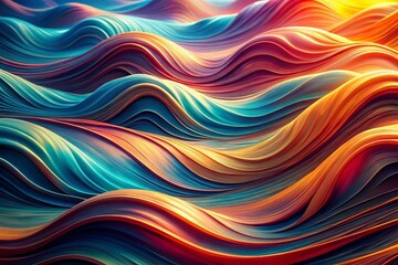Obraz premium abstract wavy liquid background , Ai generated image