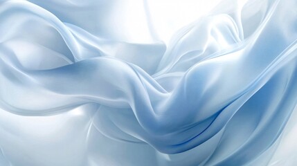 Obraz premium Abstract Blue Silk Fabric Background