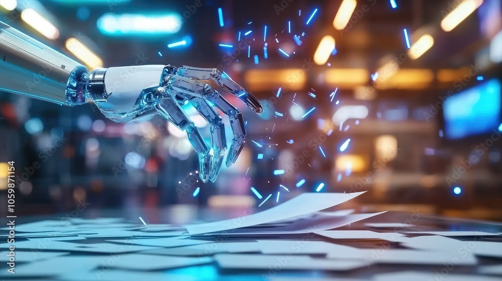 Poster Artificial intelligence revolutionizing document processing through advanced extraction techniques