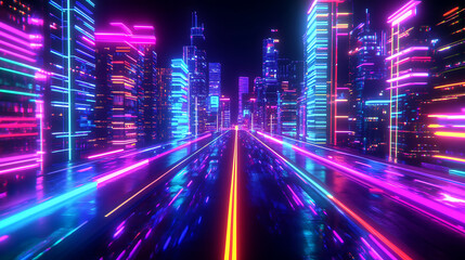 Fototapeta premium future city