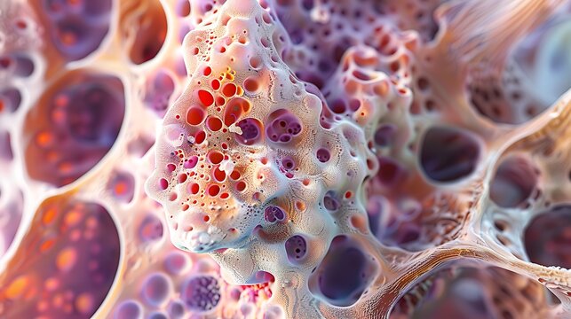 Detailed 3D rendering of a nephron structure, showcasing its intricate components including the glomerulus, tubules, and loop of Henle, essential for kidney function.