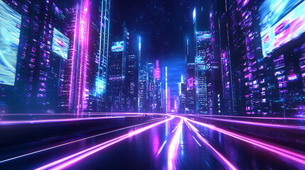Obraz premium future city