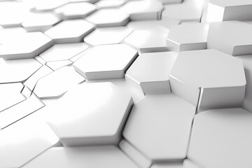 Futuristic hexagonal grid pattern with a vibrant neon glow, ideal for sci-fi themes, technology visuals, and modern digital designs.