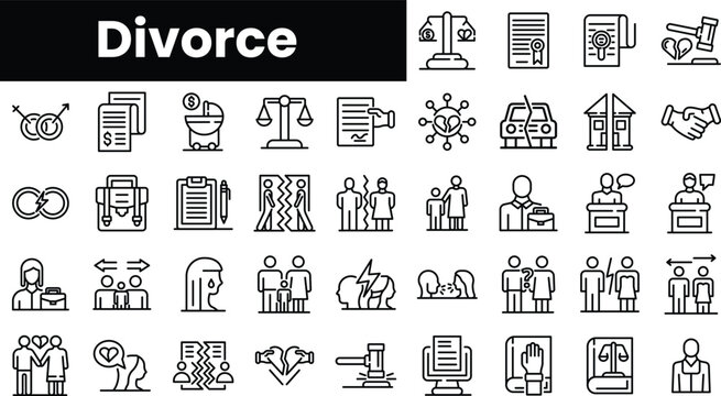 Divorce Icons Images – Browse 54,753 Stock Photos, Vectors, and Video ...