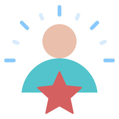 Obraz premium Confidence Flat Icon