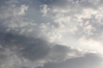 Fototapeta premium clouds with blue sky background at afternoon 
