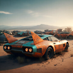 Even though it is an ancient tomb car, it is an ancient thing of the future.