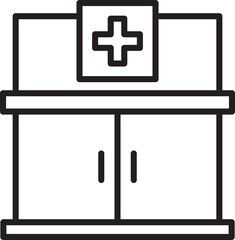 Hospital Building Icon